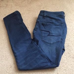 Blue wash American Eagle jegging